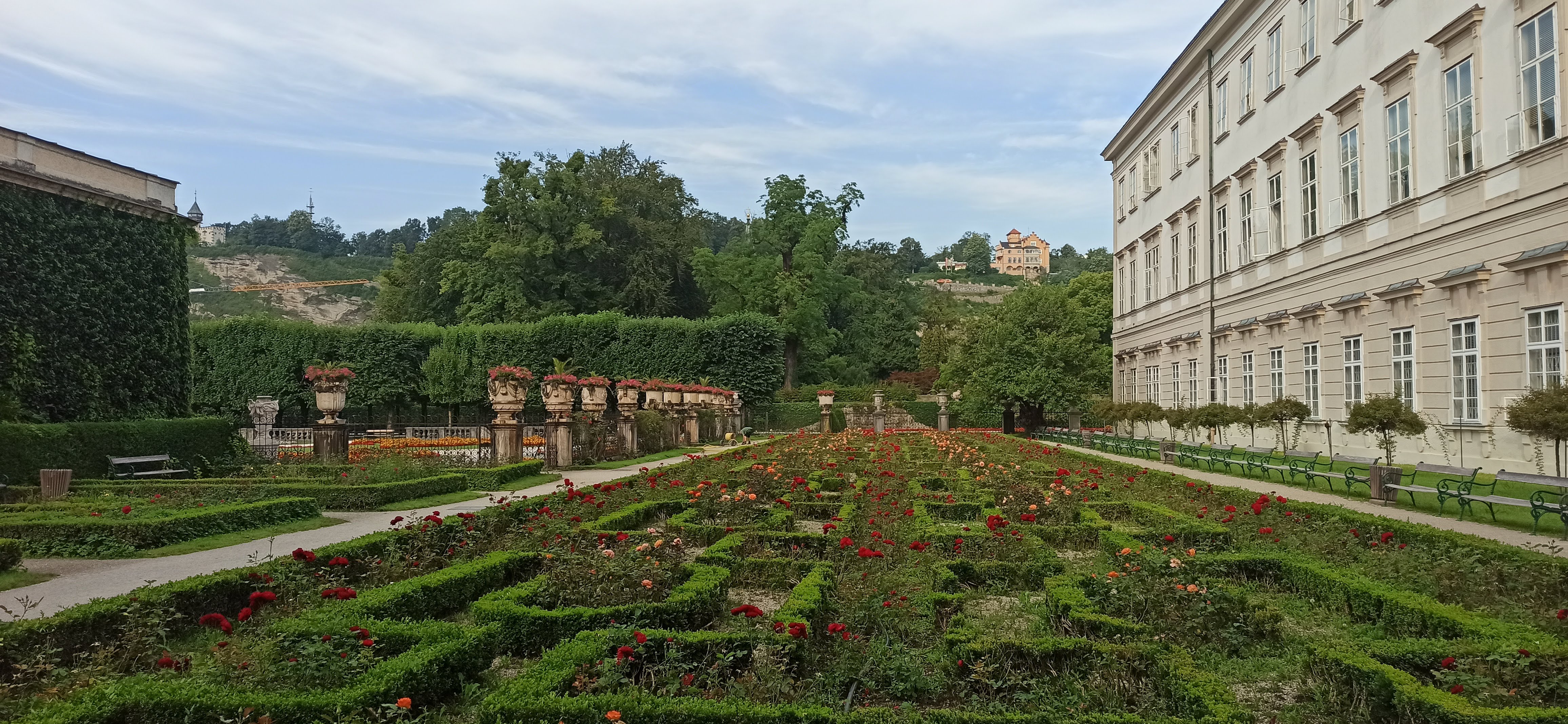 The gardens of Mirabell (where the guided tour started on Sunday)